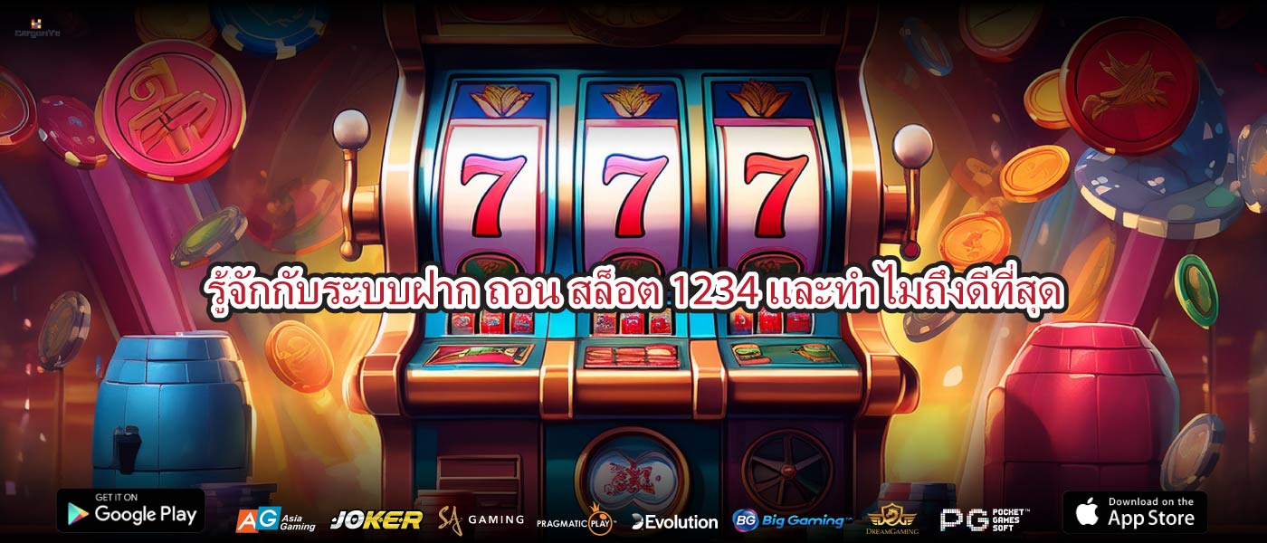 รู้จักกับระบบฝาก ถอน สล็อต 1234และทำไมถึงดีที่สุด
